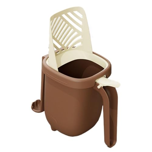 Ghjkldha Cat Litter Scooper with Holder, Large Capacity Cat Scoop, Portable Waste Can and Bracket Included, Wide Use Litter Shovel for Home, Convenient Kitten Removal Tool Ghjkldha Cat Litter Scooper with Holder, Large Capacity Cat Scoop, Portable Waste Can and Bracket Included, Wide Use Litter Shovel for Home, Convenient Kitten Removal Tool von Ghjkldha
