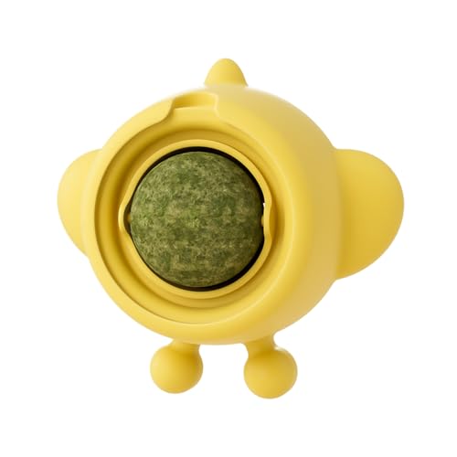 Ghjkldha Catnip Balls, Interactive Cat Chew Toys, 3.31x3.07in Safety Licking Kitten Treat, Teeth Cleaning Stress Reliver for Wall, Door, Fun Pet Entertainment Supply Ghjkldha Catnip Balls, Interactive Cat Chew Toys, 3.31x3.07in Safety Licking Kitten Treat, Teeth Cleaning Stress Reliver for Wall, Door, Fun Pet Entertainment Supply von Ghjkldha