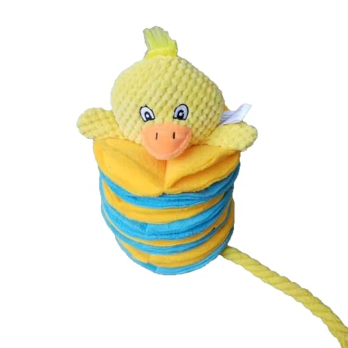 Ghjkldha Dog Chew Toys, Duck Shape Plush Snuffle Ball, 5.91x5.91in Interactive Slow Feeder, Travel Unbreakable Emotional Support Toy, Chew Plush Pillow for Boredom Reliver Enrichment Ghjkldha Dog Chew Toys, Duck Shape Plush Snuffle Ball, 5.91x5.91in Interactive Slow Feeder, Travel Unbreakable Emotional Support Toy, Chew Plush Pillow for Boredom Reliver Enrichment von Ghjkldha