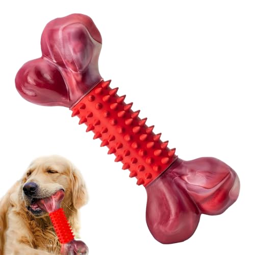 Ghjkldha Dog Hard Bone Toy, Aggressive Chew Stick, 8.31x3.5x1.85 Inches Puppy Teether, Strong Bite-Resistant Design with Textured, Chewing Supply for Indoor Outdoor Parks Yard Bedroom Play Area von Ghjkldha