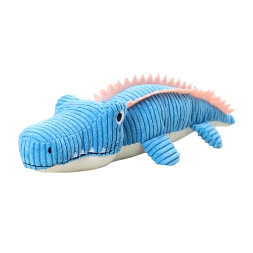 Ghjkldha Dog Plush Chew Toy, Crocodile Stuffed Animal, Decorative Bite Resistant, Sturdy Teething, Cute Pet Toy for Dogs, Puppies, Entertainment, 14.57x6.3x2.76 Inches von Ghjkldha