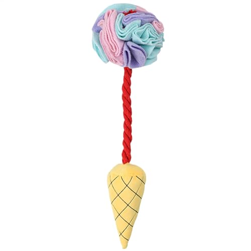 Ghjkldha Dog Snuffle Ball Toy, Ice Cream Cone Toy, Snuffle Toy for Dogs, Food Plush Toy, Plush Dog Toy, Indoor Dog Toy, Food Plush Dog Snuffle Ball Toy for Interactive Play and Training Ghjkldha Dog Snuffle Ball Toy, Ice Cream Cone Toy, Snuffle Toy for Dogs, Food Plush Toy, Plush Dog Toy, Indoor Dog Toy, Food Plush Dog Snuffle Ball Toy for Interactive Play and Training von Ghjkldha
