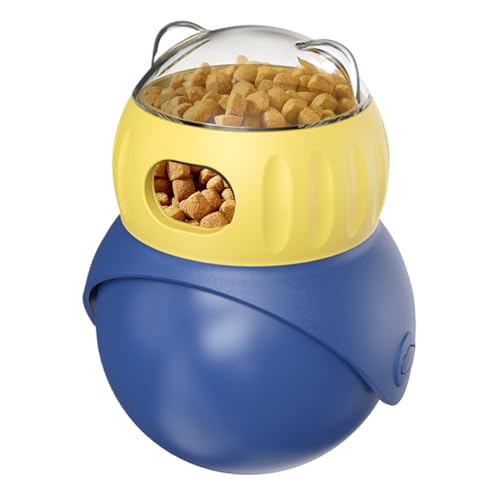 Ghjkldha Dog Treat Dispenser Toy, Cat Slow Feeder Refillable, Adjustable Food Release Mechanism, Interactive Feeding Ball for Puppy Training and Cat Enrichment, 3.15x3.15x4.92 Inches Ghjkldha Dog Treat Dispenser Toy, Cat Slow Feeder Refillable, Adjustable Food Release Mechanism, Interactive Feeding Ball for Puppy Training and Cat Enrichment, 3.15x3.15x4.92 Inches von Ghjkldha