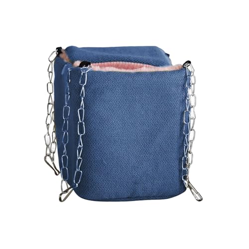 Ghjkldha Hamster-Hängematte für Käfig | Kleine Haustier-Hängematte | Hamster-Hängebett | Gemütliche Hamster-Hängematte für Kleintiere, Käfighängematte für Hamster, Plüsch-Hamster-Hängematte von Ghjkldha