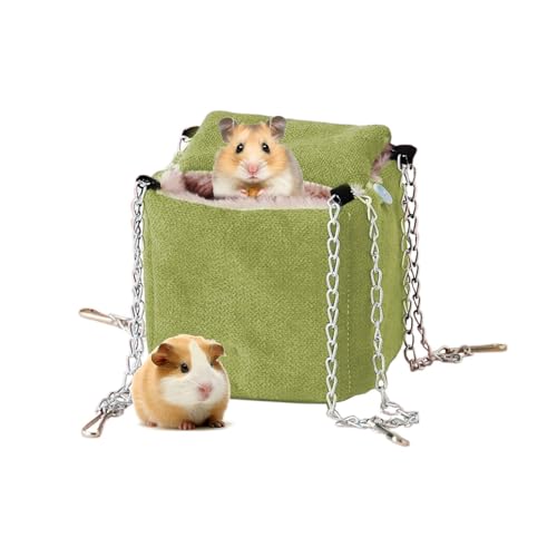 Ghjkldha Hamster Hammock for Cage | Small Pet Hammock | Hamster Hanging Bed | Cozy Hamster Hammock, Hammock for Small Animals, Cage Hammock for Hamsters, Plush Hamster Hammock Ghjkldha Hamster Hammock for Cage | Small Pet Hammock | Hamster Hanging Bed | Cozy Hamster Hammock, Hammock for Small Animals, Cage Hammock for Hamsters, Plush Hamster Hammock von Ghjkldha