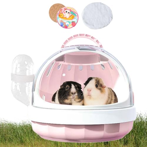 Hamstertrage | Tragbare Igel-Tragetasche | Hamster-Tragekäfig für Reisen im Freien, Hasenträger mit Abnehmbarer Wasserflasche Hamstertrage | Tragbare Igel-Tragetasche | Hamster-Tragekäfig für Reisen im Freien, Hasenträger mit Abnehmbarer Wasserflasche von Ghjkldha
