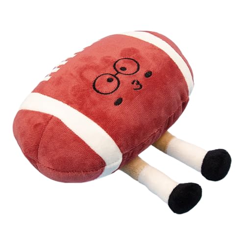 Ghjkldha Hundefußball,Plüsch Fußball Form Hunde Kauspielzeug | Interaktiver Weicher Knisterstoff Für Welpe Katze Zerr Werf HOL Spiel Jagd Weihnachten Zuhause | Für Zuhause Thanksgiving Weihnachten von Ghjkldha