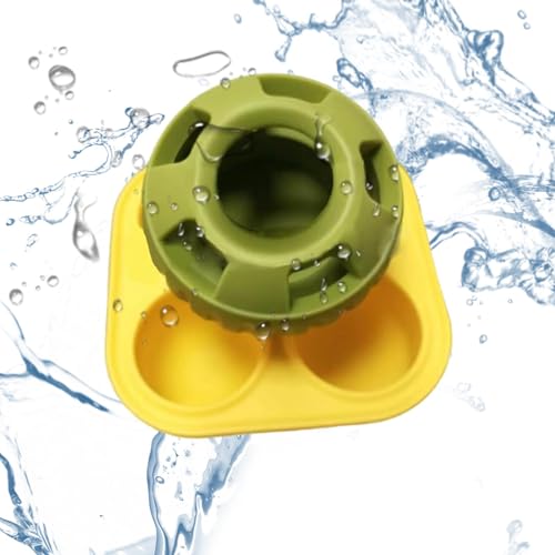 Hundespielzeug Bälle, Spender Ball Leckerli, Reinigungsball Spielzeug, Interaktiver Leckerliball für Welpen, Zahnreinigungsspielzeug für Hunde, Kleine Hundebälle, Tragbarer Hundespielzeug Bälle, Spender Ball Leckerli, Reinigungsball Spielzeug, Interaktiver Leckerliball für Welpen, Zahnreinigungsspielzeug für Hunde, Kleine Hundebälle, Tragbarer von Ghjkldha