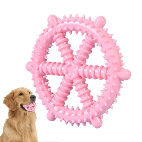 Hundespielzeug zum Zahnen, unzerstörbares Quietschspielzeug für Hunde, unzerstörbar, rutschfest, interaktiv, bunt, niedlich, für aggressive Kauer von Ghjkldha