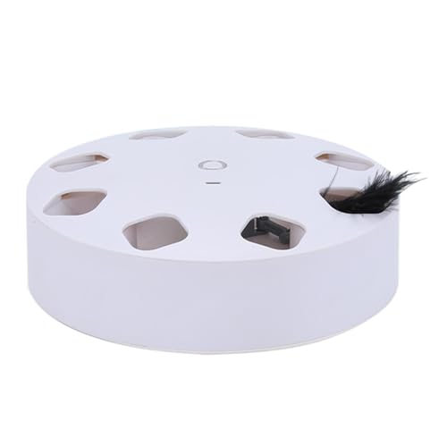 Ghjkldha Interactive Cat Toy Whack Game, Automatic Feather Teaser with 7 Holes, Rechargeable Cat Exercise Toy, Enrichment Game for Indoor Cats, Fun and Stimulating Cat Game for Play von Ghjkldha