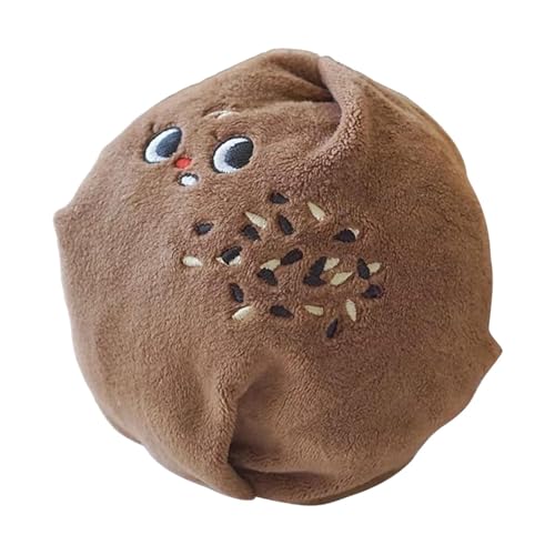 Ghjkldha Interaktives Hundespielzeug, Plüsch-Hundespielzeug, Leckerli-Finder-Spielzeug, Sesambrot, Hundeanreicherung mit 14 x 12 x 5 cm, für kleine und mittelgroße Hunde Ghjkldha Interaktives Hundespielzeug, Plüsch-Hundespielzeug, Leckerli-Finder-Spielzeug, Sesambrot, Hundeanreicherung mit 14 x 12 x 5 cm, für kleine und mittelgroße Hunde von Ghjkldha
