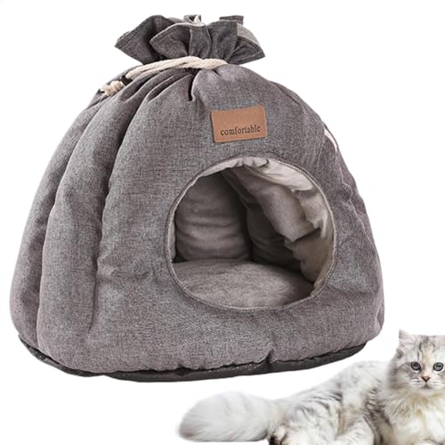 Ghjkldha Katzenbetten für Indoor-Katzen, rutschfestes Winter-Katzenbett, wasserdichte Sackform, tragbares rutschfestes Winter-Haustierbett, waschbares, weiches Haustierzubehör für Zuhause, Reisen Ghjkldha Katzenbetten für Indoor-Katzen, rutschfestes Winter-Katzenbett, wasserdichte Sackform, tragbares rutschfestes Winter-Haustierbett, waschbares, weiches Haustierzubehör für Zuhause, Reisen von Ghjkldha