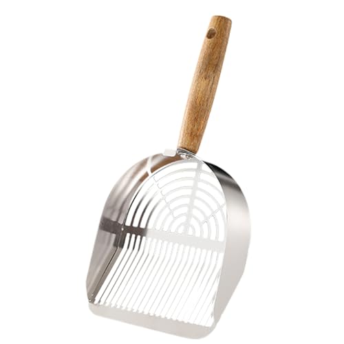 Ghjkldha Katzenschaufel, Katzenklo aus Edelstahl, tragbares Reinigungs-Siebwerkzeug, ergonomischer langer Griff, Edelstahl-Material, ideal für Zuhause, Reisen, Innenbereich Ghjkldha Katzenschaufel, Katzenklo aus Edelstahl, tragbares Reinigungs-Siebwerkzeug, ergonomischer langer Griff, Edelstahl-Material, ideal für Zuhause, Reisen, Innenbereich von Ghjkldha