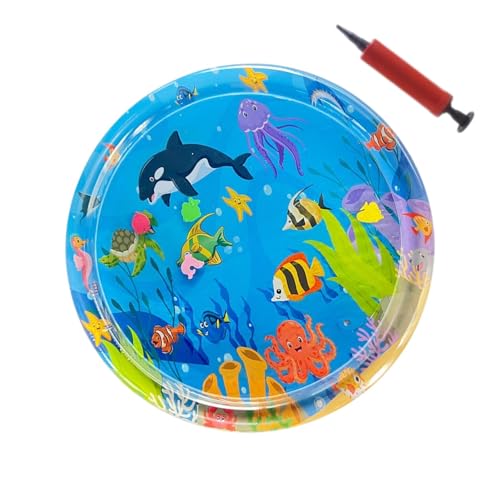 Ghjkldha Katzenspielzeug, sensorische Matten, aufblasbare Spielmatte, Wasser-Bauch-Zeitmatte, Wassersensorische Spielmatte, verbessert die Spielzeit des Haustiers mit interaktivem, reißfestem Design Ghjkldha Katzenspielzeug, sensorische Matten, aufblasbare Spielmatte, Wasser-Bauch-Zeitmatte, Wassersensorische Spielmatte, verbessert die Spielzeit des Haustiers mit interaktivem, reißfestem Design von Ghjkldha