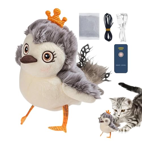 Ghjkldha Katzenspielzeug Flapping Bird, Katzenspielzeug Realistisches Interaktives Spielzeug, Realistisches Flapping Bird Cat Toys, Interaktives Spielzeug für verspielte Kätzchen, Inklusive Ghjkldha Katzenspielzeug Flapping Bird, Katzenspielzeug Realistisches Interaktives Spielzeug, Realistisches Flapping Bird Cat Toys, Interaktives Spielzeug für verspielte Kätzchen, Inklusive von Ghjkldha