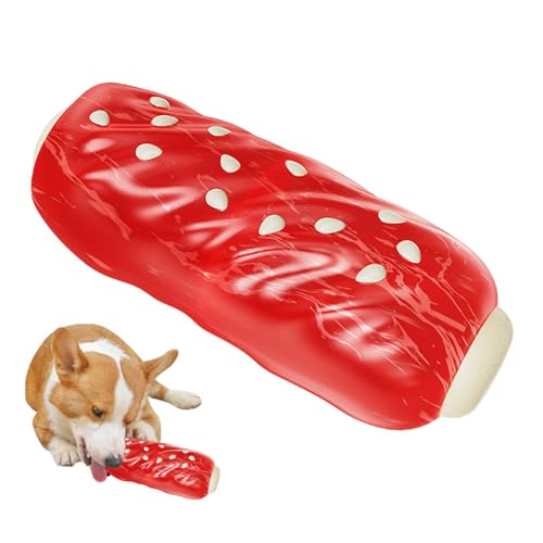 Kauspielzeug für Hunde, unzerstörbares Hundespielzeug, Kauspielzeug für Welpen, langlebiges Kauspielzeug, interaktives Hundespielzeug zum Kauen, robustes Kauspielzeug aus Gummi, quietschendes von Ghjkldha
