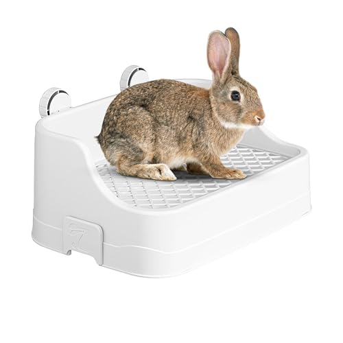 Kleintiertoilette, große Kapazität, Haustiertoilette für Käfig, baumelnde Katzentoilette für Zuhause, geteilter Töpfchentrainer für Chinchillas, Rennmäuse Kleintiertoilette, große Kapazität, Haustiertoilette für Käfig, baumelnde Katzentoilette für Zuhause, geteilter Töpfchentrainer für Chinchillas, Rennmäuse von Ghjkldha