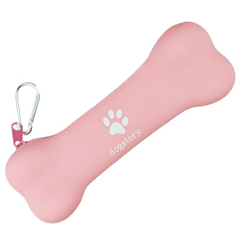 Ghjkldha Leckerli-Tasche mit Reißverschluss, tragbare Leckerli-Tasche, multifunktionale Leckerli-Tasche für Hundetraining, wasserabweisend, Snack-Tasche, 20 x 7 cm, für Hundetraining von Ghjkldha