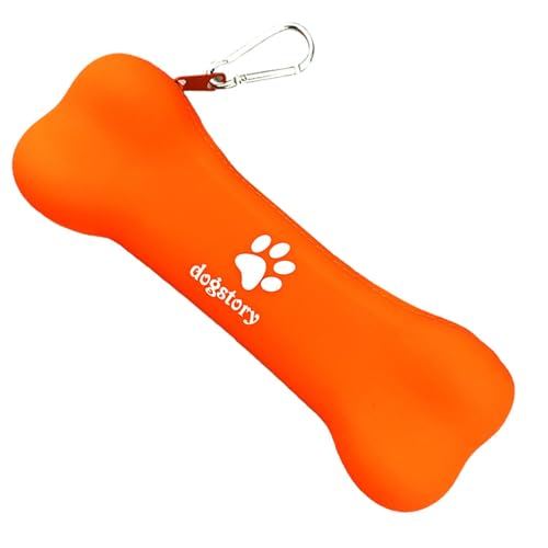 Ghjkldha Leckerli-Tasche mit Reißverschluss, tragbare Leckerli-Tasche, multifunktionale Leckerli-Tasche für Hundetraining, wasserabweisend, Snack-Tasche, 20 x 7 cm, für Hundetraining von Ghjkldha