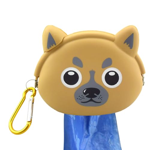 Ghjkldha Leckerlibeutel für kleine Hunde, Silikon-Leckerli-Tasche mit Karabiner, wiederverwendbare Hundeleckerli-Tasche, tragbarer Hundetrainingsbehälter, sichere Leckerli-Lebensmitteltasche Ghjkldha Leckerlibeutel für kleine Hunde, Silikon-Leckerli-Tasche mit Karabiner, wiederverwendbare Hundeleckerli-Tasche, tragbarer Hundetrainingsbehälter, sichere Leckerli-Lebensmitteltasche von Ghjkldha