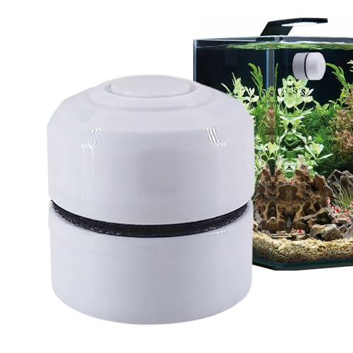 Ghjkldha Magnetischer Aquarium-Glasreiniger, Algenschaber, Magnetbürste, doppelseitiger magnetischer Aquariumreiniger, kratzfreies Design, Algenreinigungsschaber für Glas und Fenster von Ghjkldha