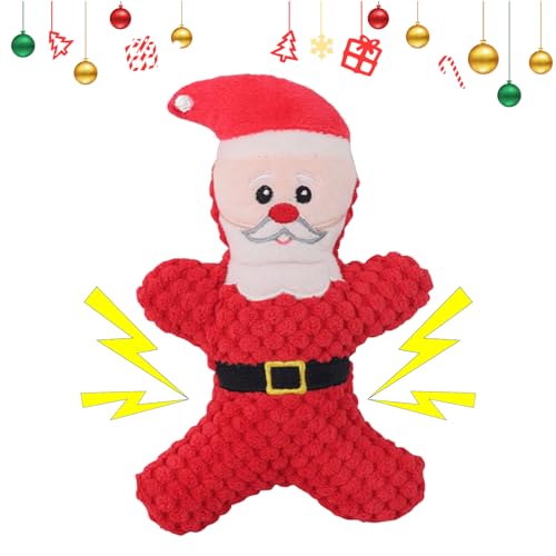 Quietschendes Plüsch-Hundespielzeug für Welpen, weiches Haustierspielzeug, interaktives Kauspielzeug, Gehirnstimulierendes Spielzeug, niedliches quietschendes Weihnachts-Hundespielzeug Quietschendes Plüsch-Hundespielzeug für Welpen, weiches Haustierspielzeug, interaktives Kauspielzeug, Gehirnstimulierendes Spielzeug, niedliches quietschendes Weihnachts-Hundespielzeug von Ghjkldha