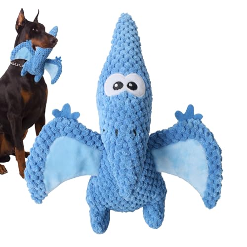Ghjkldha Quietschendes Plüschspielzeug für Haustiere, niedlicher gefüllter Dinosaurier, 22 x 9 cm, Kauspielzeug, robuster Samtstoff, aggressive Kauer, kleine, mittelgroße und große Hunde, stabil Ghjkldha Quietschendes Plüschspielzeug für Haustiere, niedlicher gefüllter Dinosaurier, 22 x 9 cm, Kauspielzeug, robuster Samtstoff, aggressive Kauer, kleine, mittelgroße und große Hunde, stabil von Ghjkldha