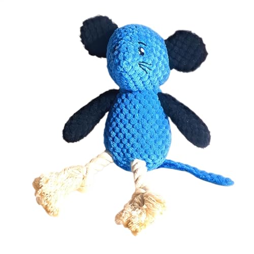 Ghjkldha Quietschendes Spielzeug für Hunde, interaktives Zahnspielzeug, 26,5 x 19 x 8 cm, mäuseförmiger Plüsch mit Knistergeräusch, robustes, unzerstörbares Kauspielzeug für Welpen, zum Spielen im Ghjkldha Quietschendes Spielzeug für Hunde, interaktives Zahnspielzeug, 26,5 x 19 x 8 cm, mäuseförmiger Plüsch mit Knistergeräusch, robustes, unzerstörbares Kauspielzeug für Welpen, zum Spielen im von Ghjkldha