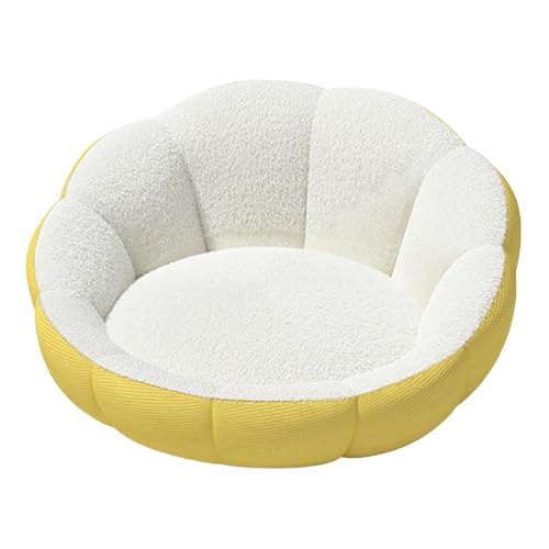 Ghjkldha Rutschfestes, rundes Haustierbett für kleine Hunde, weiches, gemütliches Kissen für Welpen und Kätzchen, warmes Katzenbett zum Schlafen, maschinenwaschbar, Haustierbett für Hunde und Katzen Ghjkldha Rutschfestes, rundes Haustierbett für kleine Hunde, weiches, gemütliches Kissen für Welpen und Kätzchen, warmes Katzenbett zum Schlafen, maschinenwaschbar, Haustierbett für Hunde und Katzen von Ghjkldha