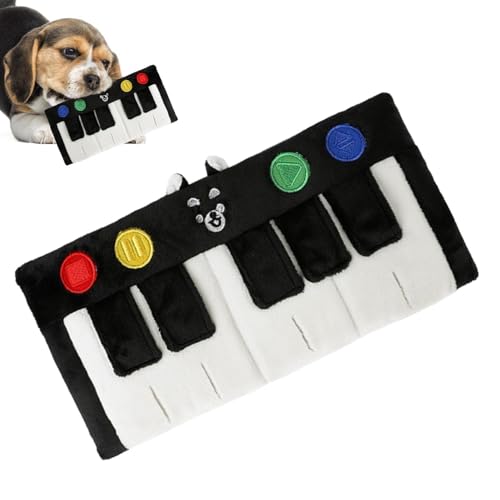 Schnüffelmatte für Hunde, Klavier-Design, weiches Hundespielzeug, quietschend, Aktivitätsmatte, niedliches Welpenspielzeug, Plüsch, Schnüffelpad für Hunde Schnüffelmatte für Hunde, Klavier-Design, weiches Hundespielzeug, quietschend, Aktivitätsmatte, niedliches Welpenspielzeug, Plüsch, Schnüffelpad für Hunde von Ghjkldha