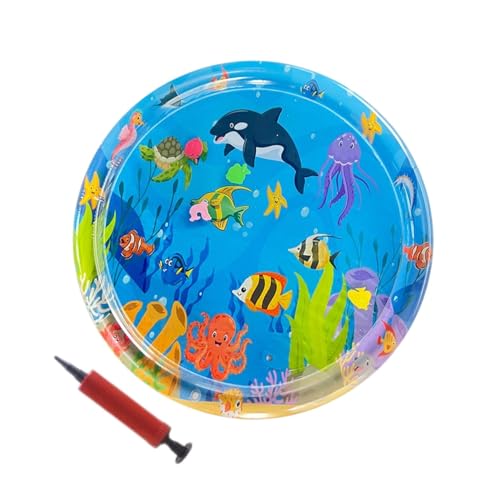 Ghjkldha Sensory Water Pad.Water Sensory Mat, Cat Water Mat, Pet Game Waters Sensor Pad, Thickened Sensor Waters with Fish for Pet Plays Feel Cool Comfort Ghjkldha Sensory Water Pad.Water Sensory Mat, Cat Water Mat, Pet Game Waters Sensor Pad, Thickened Sensor Waters with Fish for Pet Plays Feel Cool Comfort von Ghjkldha