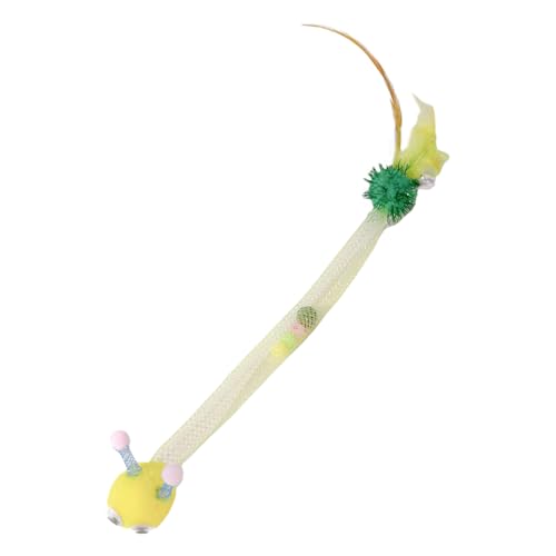Ghjkldha Spring-Katzenspielzeug mit Katzenminze, Federschlauch-Spielzeug mit Glocke, körperliche Stimulation, Indoor-Kätzchen-Spielzubehör für Übungen, Zahnreinigung, Kauen, Klagen, Beißen, Jagen Ghjkldha Spring-Katzenspielzeug mit Katzenminze, Federschlauch-Spielzeug mit Glocke, körperliche Stimulation, Indoor-Kätzchen-Spielzubehör für Übungen, Zahnreinigung, Kauen, Klagen, Beißen, Jagen von Ghjkldha