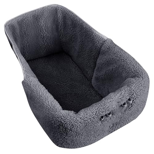 Ghjkldha Stroller Mat - 12.6 Inches Winter Stroller Cushion for Puppy Kitten Comfort, Magnetic Liner with Soft Padding, Pet Pushchair Accessory for Car Rides Walking Park Shopping Travel Vet Visits von Ghjkldha