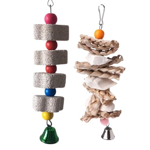Ghjkldha Vogelkäfig-Kauspielzeug, Käfig Papagei Vogel Kauen Beißspielzeug Balkon Hof Garten Förderung Vogel Übung Spielzeug für Aras, Lovebirds, Tauben, Nymphensittiche Ghjkldha Vogelkäfig-Kauspielzeug, Käfig Papagei Vogel Kauen Beißspielzeug Balkon Hof Garten Förderung Vogel Übung Spielzeug für Aras, Lovebirds, Tauben, Nymphensittiche von Ghjkldha