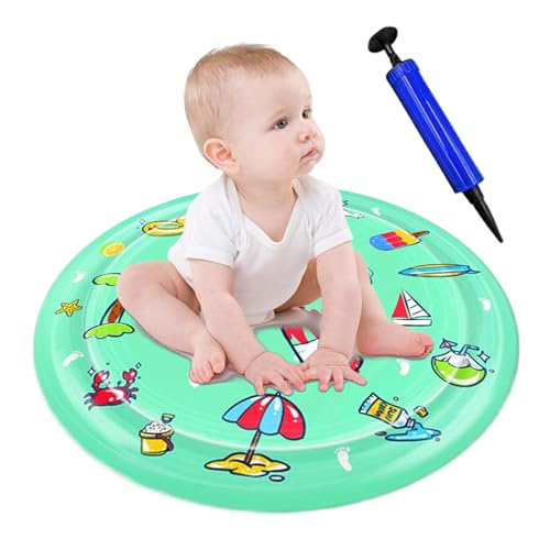 Ghjkldha Wasser Sensorik Spielmatte für Katzen - Interaktive Kühlfunktion Für Haustiere | Interaktive Wasser Spielmatte Für Pool, Spielplatz, Drinnen Und Draußen von Ghjkldha