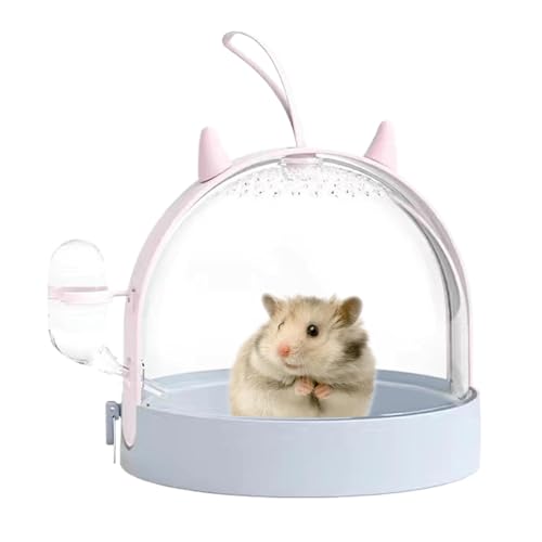 Hamster Carry Cage, Portable Small Animal Habitat, Transparent Container for Hamsters, Hedgehogs, Sugar Gliders, and Small Pets, Portable and Convenient, 7.17x7.17x6.22 Inches Hamster Carry Cage, Portable Small Animal Habitat, Transparent Container for Hamsters, Hedgehogs, Sugar Gliders, and Small Pets, Portable and Convenient, 7.17x7.17x6.22 Inches von Ghjkldha