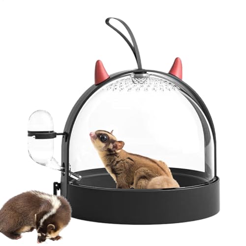 Hamster Carry Cage, Portable Small Animal Habitat, Transparent Container for Hamsters, Hedgehogs, Sugar Gliders, and Small Pets, Portable and Convenient, 7.17x7.17x6.22 Inches Hamster Carry Cage, Portable Small Animal Habitat, Transparent Container for Hamsters, Hedgehogs, Sugar Gliders, and Small Pets, Portable and Convenient, 7.17x7.17x6.22 Inches von Ghjkldha