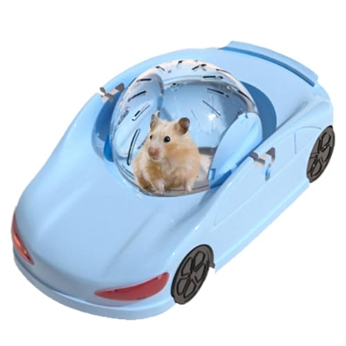 Hamster Running Ball, Small Pet Exercise Wheel, Transparent Toy Car, 11.61x6.5x4.72 inches Interactive Play Ball for Hamsters, Ferrets, and Small Animals for Fun and Fitness von Ghjkldha