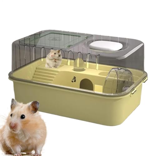 Hamsterkäfig Acryl Transparent Groß Hamsterbox Leicht zu Reinigen Meerschweinchen Käfig Tragbar Igelkäfig für Zwerghamster Mäuse Rennmäuse Idealer Kleintier-Lebensraum Hamsterkäfig Acryl Transparent Groß Hamsterbox Leicht zu Reinigen Meerschweinchen Käfig Tragbar Igelkäfig für Zwerghamster Mäuse Rennmäuse Idealer Kleintier-Lebensraum von Ghjkldha