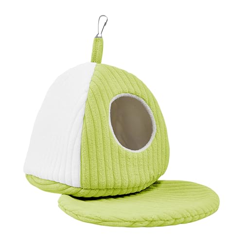 Hanges Vogelbett, Plüsch -Hängematten -Accessoire für Vögel, bequemes gemütliches Bett mit einfachem Design, Haustiernest für Conure Cockatiel - afrikanische graue Lovebird kleine mittelgroße Hanges Vogelbett, Plüsch -Hängematten -Accessoire für Vögel, bequemes gemütliches Bett mit einfachem Design, Haustiernest für Conure Cockatiel - afrikanische graue Lovebird kleine mittelgroße von Ghjkldha