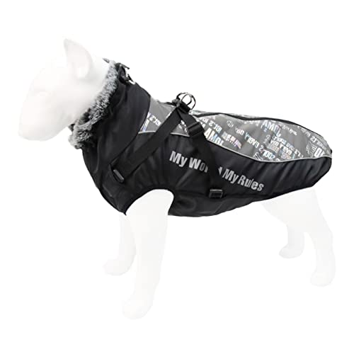 Hunde-Wintermantel, warmer Haustiermantel, wasserdicht, Plüsch-Hundejacke, Winter-Ready, Welpe, Wintermantel, warmer Mantel, wasserdicht, Haustierbedarf, Plüsch-Hundejacke, ultimativer Komfort für Hunde-Wintermantel, warmer Haustiermantel, wasserdicht, Plüsch-Hundejacke, Winter-Ready, Welpe, Wintermantel, warmer Mantel, wasserdicht, Haustierbedarf, Plüsch-Hundejacke, ultimativer Komfort für von Ghjkldha