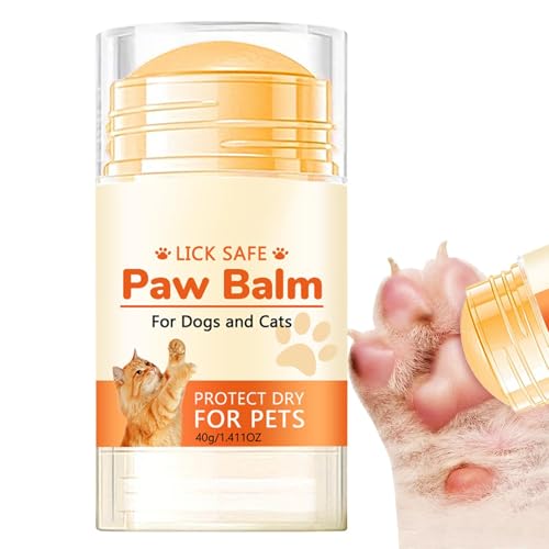 Hundepfotenbalsam,Pfotenbalsam | Natürliche lecksichere Pfotenbutter für Hunde - 40 g Katzenpfotenbalsam, Hundepfotenbalsam, Wachs, Schnuller und Feuchtigkeitscreme für rissige Hundepfoten, Schnauze u Hundepfotenbalsam,Pfotenbalsam | Natürliche lecksichere Pfotenbutter für Hunde - 40 g Katzenpfotenbalsam, Hundepfotenbalsam, Wachs, Schnuller und Feuchtigkeitscreme für rissige Hundepfoten, Schnauze u von Ghjkldha