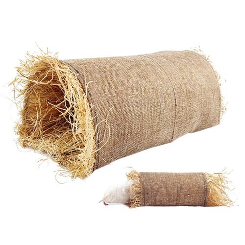 Indoor House, Woven Natural Tunnel Toy, Cozy Nest, 14.96x7.48x6.3 Inches, Safe Chewable Structure, Breathable Handcrafted Design, for Sleeping Hiding Play Indoor Outdoor Use Indoor House, Woven Natural Tunnel Toy, Cozy Nest, 14.96x7.48x6.3 Inches, Safe Chewable Structure, Breathable Handcrafted Design, for Sleeping Hiding Play Indoor Outdoor Use von Ghjkldha