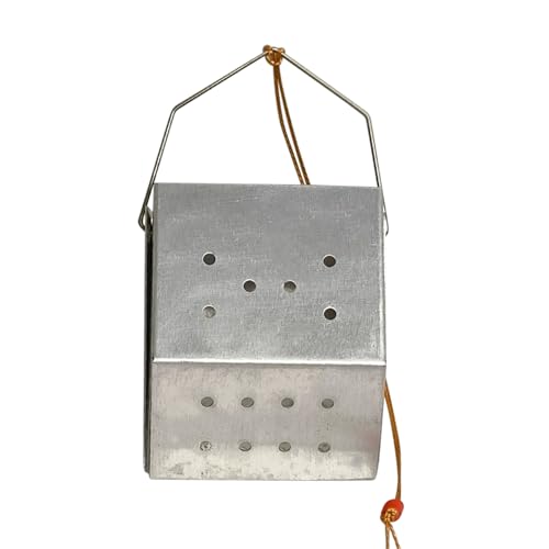 Karpfen-Futterspender, Fixpunkt-Spender, leicht zu lösen, kompaktes Grün, leichter Köderkastenhalter für See- und Teichangeln, 4 x 4 x 6 cm von Ghjkldha