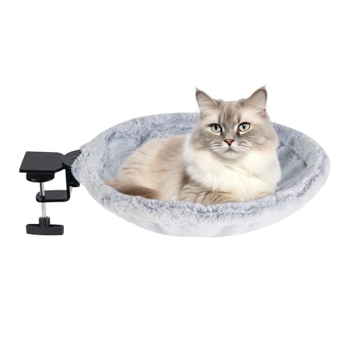 Katzen Schreibtischbett - Gemütliche Katzenhängematte Belastbar Bis Zu 23 Kg,Waschbares Katzenbett Für Schlafplätze Innenbereich Arbeitsplatz Balkon Fensterbank Wohnzimmer Katzen Schreibtischbett - Gemütliche Katzenhängematte Belastbar Bis Zu 23 Kg,Waschbares Katzenbett Für Schlafplätze Innenbereich Arbeitsplatz Balkon Fensterbank Wohnzimmer von Ghjkldha
