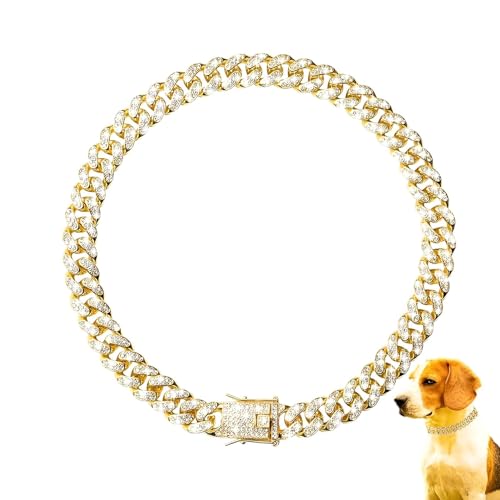 Katzenhalsband mit Strasssteinen, glitzerndes Katzenhalsband, glitzerndes Katzenhalsband, glitzerndes Katzenhalsband, glänzendes Haustierhalsband, glänzende Katzen-Halskette, ausgefallener von Ghjkldha