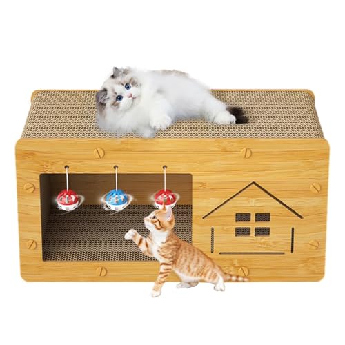 Katzenkratz-Loungebett, robuster Kratzbaum mit Kratzpad, stabiles Katzenhaus mit Liegestuhl, geräumiges Kratz- und Entspannungsbett für Kätzchen und erwachsene Katzen Katzenkratz-Loungebett, robuster Kratzbaum mit Kratzpad, stabiles Katzenhaus mit Liegestuhl, geräumiges Kratz- und Entspannungsbett für Kätzchen und erwachsene Katzen von Ghjkldha