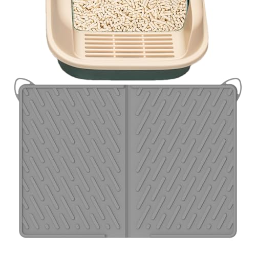 Katzenmatten Für Streu - 61x43cm Katzenschutzmatte - Kratzfeste Fressnapf Unterlage Für Haustier Boden Ecke Katzenmatten Für Streu - 61x43cm Katzenschutzmatte - Kratzfeste Fressnapf Unterlage Für Haustier Boden Ecke von Ghjkldha