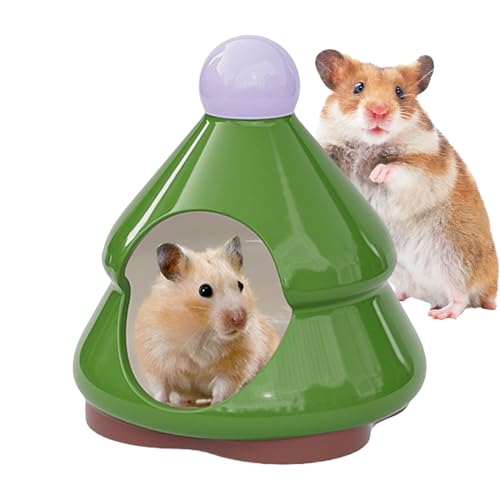 Keramik Hamsterhaus | Süße Tannenbaumförmige Hamsterhöhle | Wasserdichtes Kleintierhaus Für Chinchilla Eichhörnchen Igel Keramik Hamsterhaus | Süße Tannenbaumförmige Hamsterhöhle | Wasserdichtes Kleintierhaus Für Chinchilla Eichhörnchen Igel von Ghjkldha