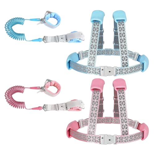 Kid Harness, Adjustable Anti Lost Wrist Link with Safety Lock, Reflective Walking Wristband Rope, 7.09x4.72x1.18 Inches for Girls and Boys Outdoor Toddler Leash Secure Travel Parks Kid Harness, Adjustable Anti Lost Wrist Link with Safety Lock, Reflective Walking Wristband Rope, 7.09x4.72x1.18 Inches for Girls and Boys Outdoor Toddler Leash Secure Travel Parks von Ghjkldha